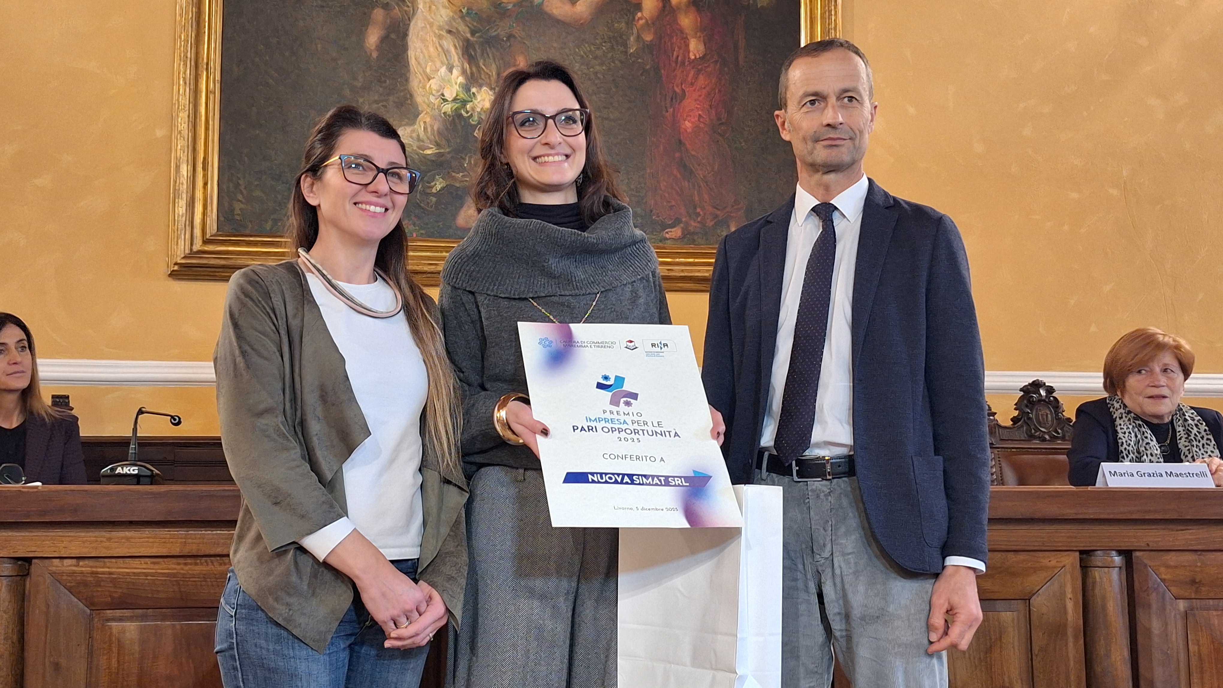 Premio Impresa per le pari opportunità conferito a Nuova Simat Srl (Collesalvetti)
