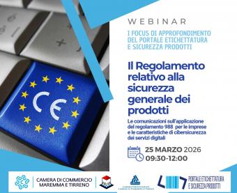 Focus Portale Etichettatura e Sicurezza Prodotti del 25 marzo 2026